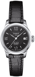  Shop Authentic Tissot Le Locle Automatic Lady Black Dial Black Leather Strap Watch for Women - T41.1.123.57 - Luxxuri