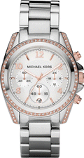  Shop Authentic Michael Kors Blair Chronograph Silver Dial Silver Steel Strap Watch for Women - MK5459 - Luxxuri