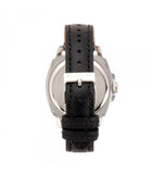 Coach Boyfriend Silver Dial Black Leather Strap Watch for Women - 14503152