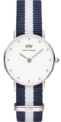  Shop Authentic Daniel Wellington Classy Glasgow White Dial Two Tone NATO Strap Watch For Women - DW00100074 - Luxxuri