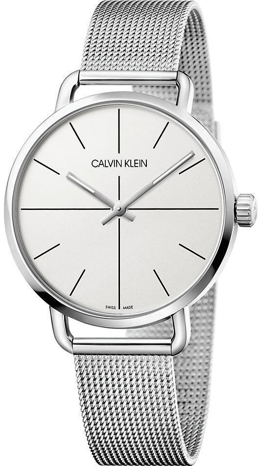  Shop Authentic Calvin Klein Even Quartz White Dial Silver Steel Strap Watch for Women - K7B21126 - Luxxuri