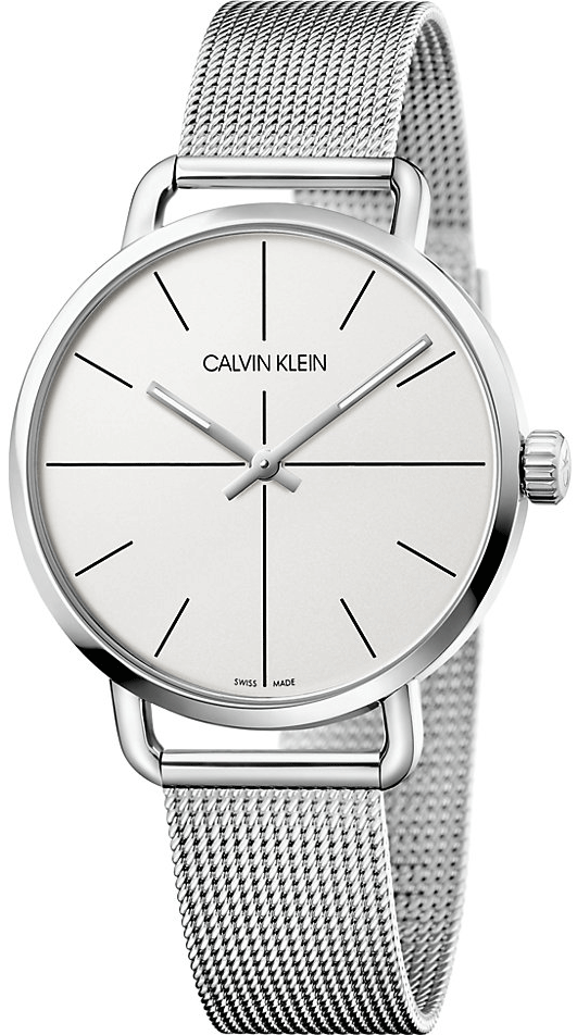  Shop Authentic Calvin Klein Even Quartz White Dial Silver Steel Strap Watch for Women - K7B21126 - Luxxuri