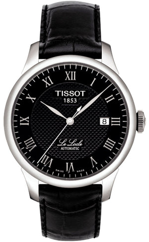  Shop Authentic Tissot T Classic Le Locle Automatic Black Dial Black Leather Strap Watch For Men - T41.1.423.53 - Luxxuri