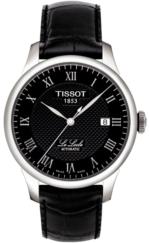  Shop Authentic Tissot T Classic Le Locle Automatic Black Dial Black Leather Strap Watch For Men - T41.1.423.53 - Luxxuri