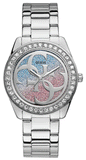  Shop Authentic Guess G Twist Diamonds Silver Dial Silver Steel Strap Watch For Women - W1201L1 - Luxxuri