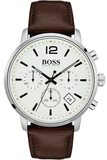  Shop Authentic Hugo Boss Attitude White Dial Brown Leather Strap Watch for Men - 1513609 - Luxxuri