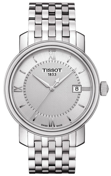  Shop Authentic Tissot T Classic Bridgeport Silver Dial Silver Mesh Bracelet Watch For Men - T097.410.11.038.00 - Luxxuri