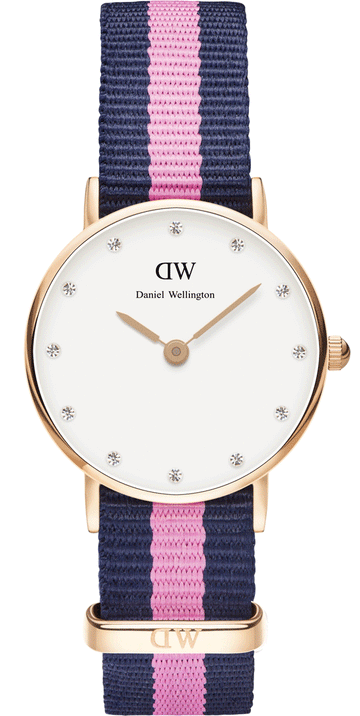  Shop Authentic Daniel Wellington Classy Winchester White Dial Two Tone NATO Strap Watch For Women - DW00100065 - Luxxuri