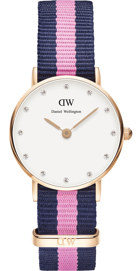  Shop Authentic Daniel Wellington Classy Winchester White Dial Two Tone NATO Strap Watch For Women - DW00100065 - Luxxuri
