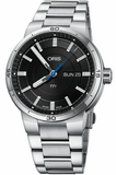  Shop Authentic Oris TT1 Day Date Black Dial Silver Steel Strap Watch for Men - 0173577524154-0782408 - Luxxuri