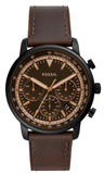  Shop Authentic Fossil Goodwin Chronograph Brown Dial Brown Leather Strap Watch for Men - FS5529 - Luxxuri