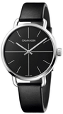  Shop Authentic Calvin Klein Evan Black Dial Black Leather Strap Watch for Men - K7B211CZ - Luxxuri