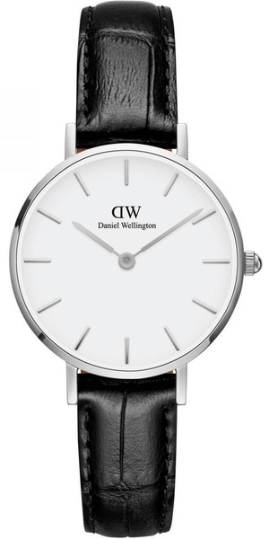  Shop Authentic Daniel Wellington Classic Petite Reading White Dial Black Leather Strap Watch For Women - DW00100241 - Luxxuri