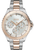  Shop Authentic Hugo Boss Hera Chronograph Silver Dial Two Tone Steel Strap Watch for Women - 1502446 - Luxxuri