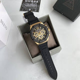  Shop Authentic Guess Momentum Black Dial Black Rubber Strap Watch for Men - GW0263G1 - Luxxuri
