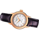  Shop Authentic Tissot Carson Automatic White Dial Brown Leather Strap Watch For Women - T085.207.36.011.00 - Luxxuri