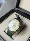  Shop Authentic Emporio Armani Chronograph Champagne Dial Green Leather Strap Watch For Men - AR1722 - Luxxuri