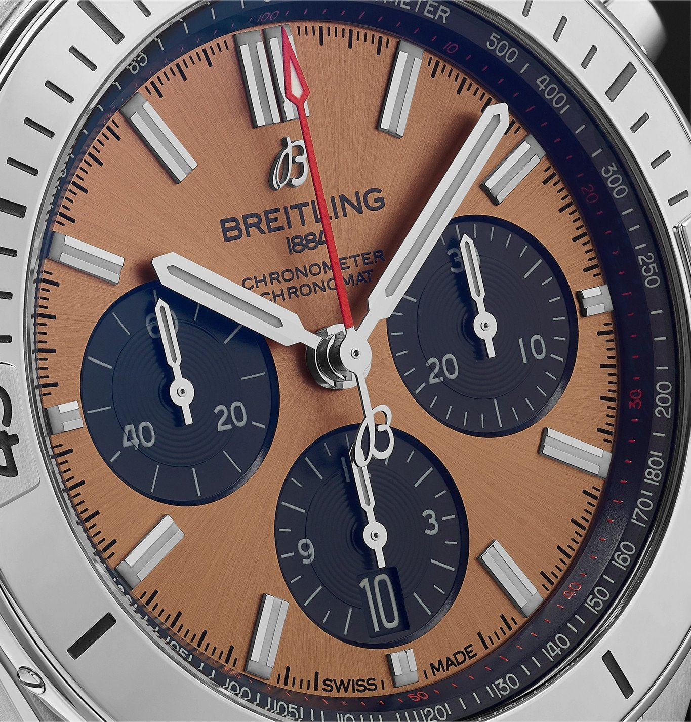  Shop Authentic Breitling Chronomat B01 42 Brown Dial Silver Steel Strap Watch for Men - AB0134101K1A1 - Luxxuri