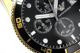  Shop Authentic Emporio Armani Chronograph Black Dial Gold Steel Strap Watch For Men - AR5857 - Luxxuri