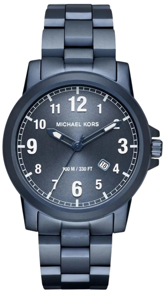  Shop Authentic Michael Kors Paxton Quartz Blue Dial Blue Steel Strap Watch For Men - MK8533 - Luxxuri