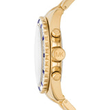  Shop Authentic Michael Kors Everest Chronograph Blue Dial Gold Steel Strap Watch for Women - MK5754 - Luxxuri