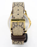  Shop Authentic Gucci G Timeless Eye Beige Dial Beige Leather Strap Watch For Men - YA1264022 - Luxxuri