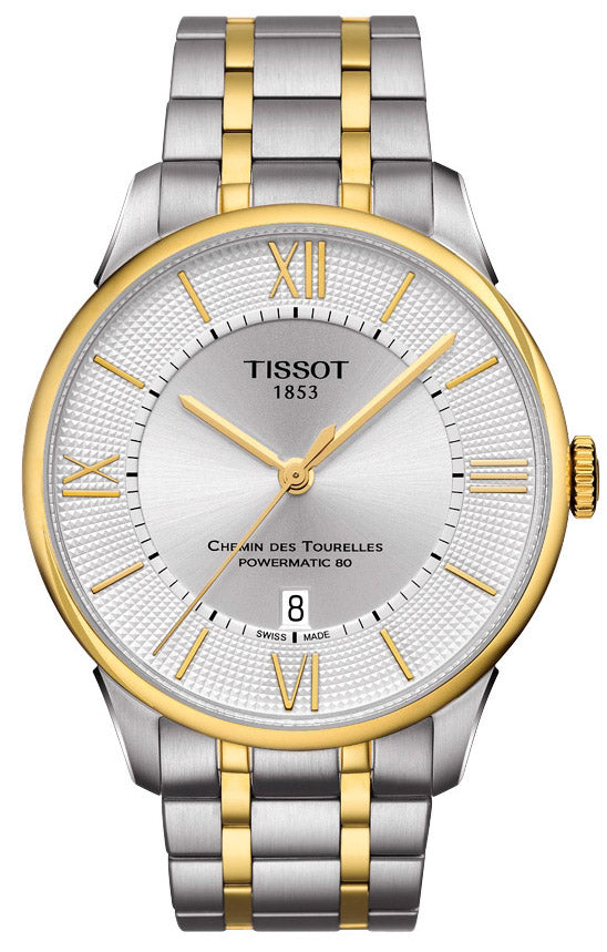  Shop Authentic Tissot Chemin Des Tourelles Powermatic 80 Silver Dial Two Tone Steel Strap Watch For Men - T099.407.22.038.00 - Luxxuri