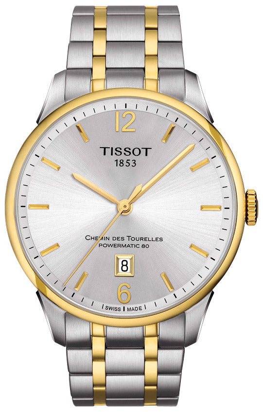  Shop Authentic Tissot Chemin Des Tourelles Powermatic 80 Silver Dial Two Tone Steel Strap Watch For Men - T099.407.22.037.00 - Luxxuri