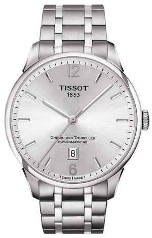  Shop Authentic Tissot Chemin Des Tourelles Powermatic 80 Silver Dial Silver Steel Strap Watch For Men - T099.407.11.037.00 - Luxxuri
