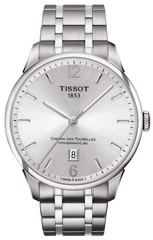  Shop Authentic Tissot Chemin Des Tourelles Powermatic 80 Silver Dial Silver Steel Strap Watch For Men - T099.407.11.037.00 - Luxxuri