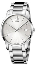  Shop Authentic Calvin Klein City Silver Dial Silver Steel Strap Watch for Men - K2G2G146 - Luxxuri