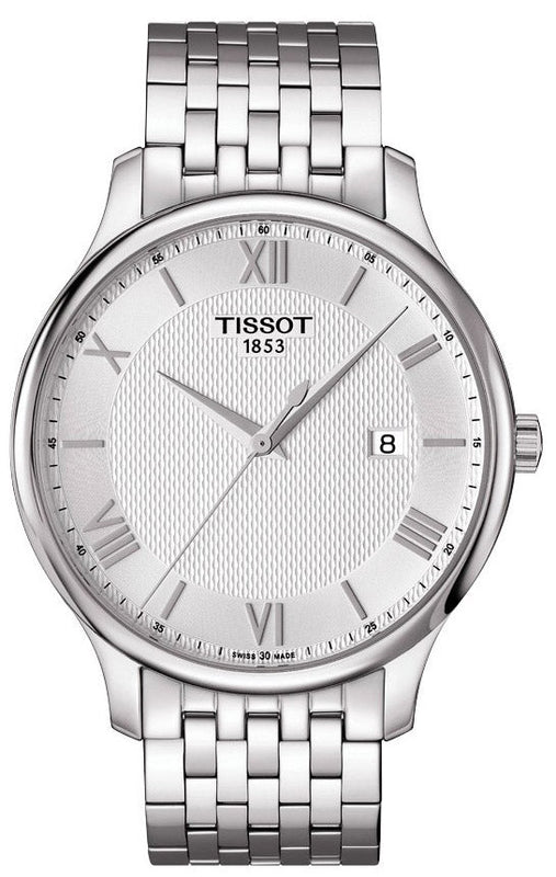  Shop Authentic Tissot T Classic Tradition Silver Dial Silver Steel Strap Watch For Men - T063.610.11.038.00 - Luxxuri