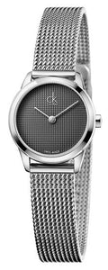  Shop Authentic Calvin Klein Minimal Grey Dial Silver Mesh Bracelet Watch for Women - K3M2312X - Luxxuri
