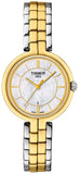  Shop Authentic Tissot Flamingo Mother of Pearl White Dial Two Tone Steel Strap Watch For Women - T094.210.22.111.01 - Luxxuri