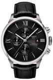  Shop Authentic Tissot T Classic Chemin Des Tourelles Chronograph Black Dial Black Leather Strap Watch For Men - T099.427.16.058.00 - Luxxuri