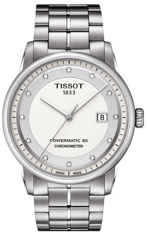  Shop Authentic Tissot T Classic Luxury Powermatic 80 White Dial Silver Steel Strap Watch For Men - T086.408.11.016.00 - Luxxuri