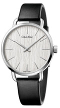 Shop Authentic Calvin Klein Even White Dial Black Leather Strap Watch for Women - K7B211C6 - Luxxuri