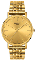  Shop Authentic Tissot T Classic Everytime Medium Gold Dial Gold Mesh Bracelet Watch For Men - T109.410.33.021.00 - Luxxuri