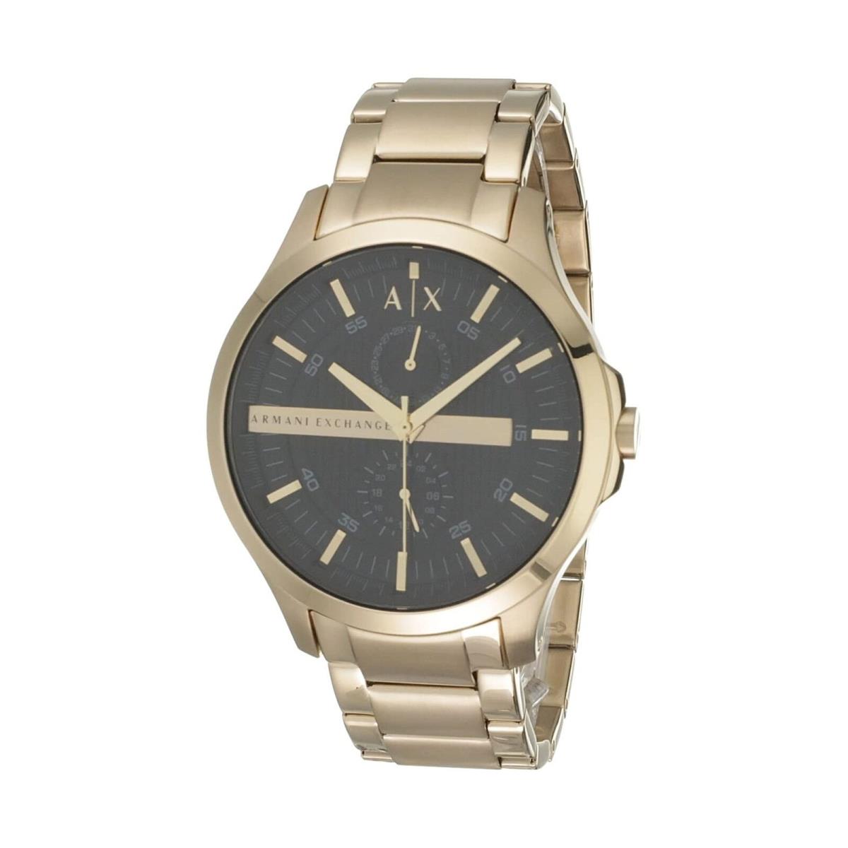  Shop Authentic Armani Exchange Hampton Chronograph Black Dial Gold Steel Strap Watch For Men - AX2122 - Luxxuri