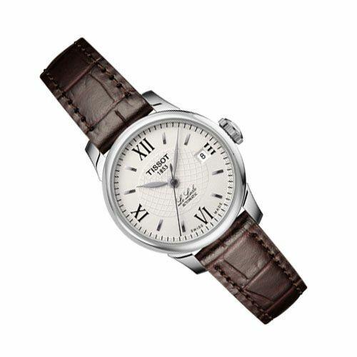  Shop Authentic Tissot T Classic Le Locle Automatic Silver Dial Brown Leather Strap Watch For Women - T006.207.16.038.00 - Luxxuri