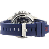  Shop Authentic Tommy Hilfiger Nolan Chronograph Blue Dial Blue Rubber Strap Watch for Men - 1791142 - Luxxuri