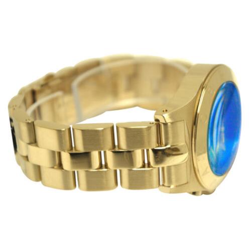  Shop Authentic Marc Jacobs Blade Chronograph Blue Dial Gold Steel Strap Watch for Women - MBM3307 - Luxxuri