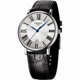  Shop Authentic Tissot Carson Premium Silver Dial Black Leather Strap Watch For Men - T122.410.16.033.00 - Luxxuri