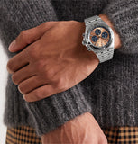 Shop Authentic Breitling Chronomat B01 42 Brown Dial Silver Steel Strap Watch for Men - AB0134101K1A1 - Luxxuri