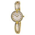  Shop Authentic Bulova Crystal Collection Mother of Pearl Dial Gold Steel Strap Watch for Women - 98L225 - Luxxuri