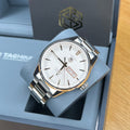  Shop Authentic Tag Heuer Carrera Calibre 5 White Dial Silver Steel Strap Watch for Men - WAR201D.BA0723 - Luxxuri