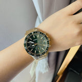 Shop Authentic Fossil Bannon Multifunction Chronograph Green Dial Gold Steel Strap Watch for Men - BQ2493 - Luxxuri