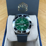  Shop Authentic Breitling Superocean Heritage B20 Automatic 42 Green Dial Black Mesh Bracelet Watch for Women - AB2010121L1S1 - Luxxuri
