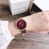  Shop Authentic Michael Kors Parker Mother of Pearl Red Dial Two Tone Steel Strap Watch for Women - MK6427 - Luxxuri