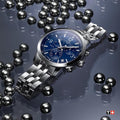  Shop Authentic Tissot PRC 200 Chronograph Quartz Blue Dial Silver Steel Strap Watch For Men - T114.417.11.047.00 - Luxxuri